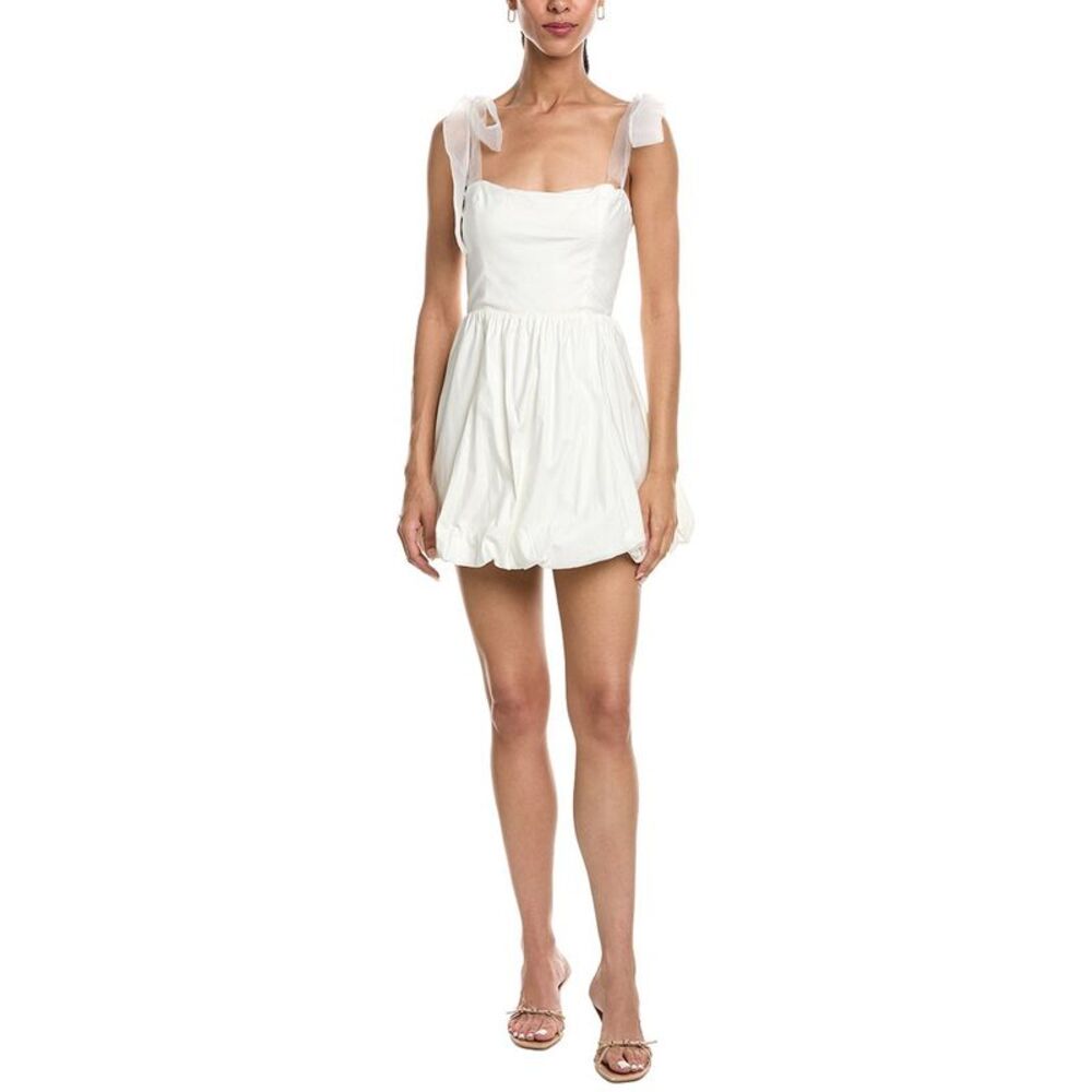 Reveriee Womens  Sleeveless Mini Dress, White